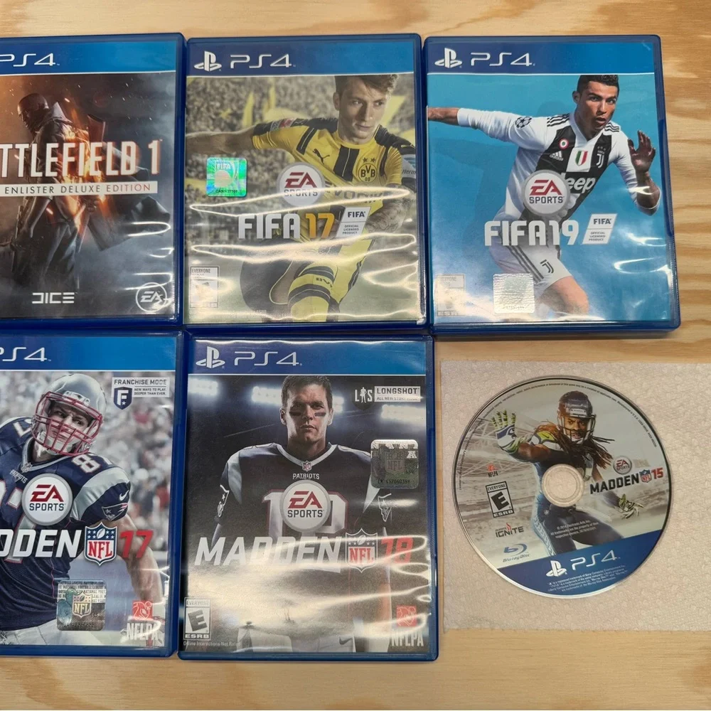 PS4 Sports Video Game Collection (6 discs) - Picture 1 of 3
